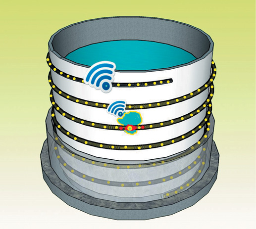 Обнаружение протечек бетонных резервуаров с помощью КСВ