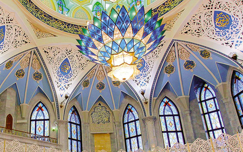 Создание керамической плитки для отделки мечетей