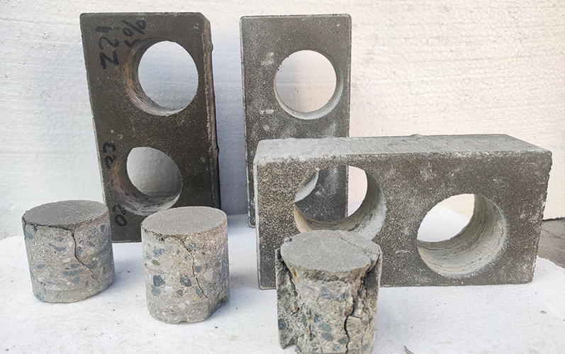 Вибропрессование: прочность тяжелого бетона не зависит от количества цемента!